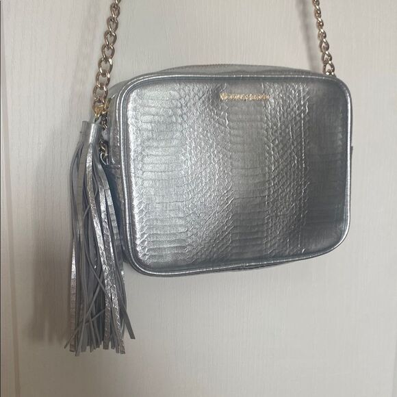Victoria Secret Silver Crossbody Bag with Chain Strap - Picture 2 of 9